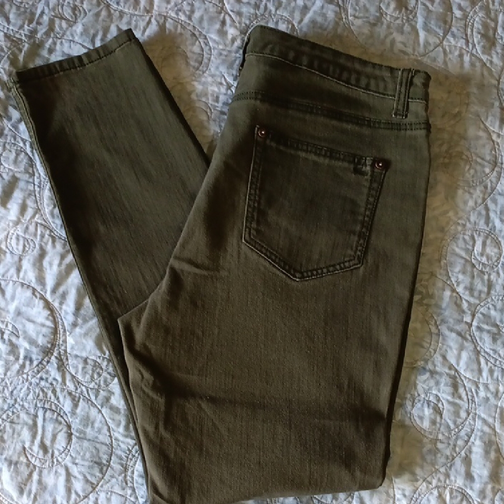 Ruff Hewn Sage Green Skinny Jeans